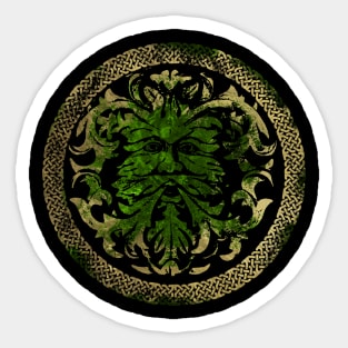 The Green Man Sticker